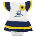 thumbnail image 1 of Pavilion- Blue and Gold # 1 Fan Bodysuit Dress, 1 of 5