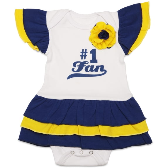 Pavilion- Blue and Gold # 1 Fan Bodysuit Dress