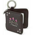 thumbnail image 1 of Pavilion-  Brown Mini Mirror Leather Princess Crown Key chain with Gems, 1 of 3