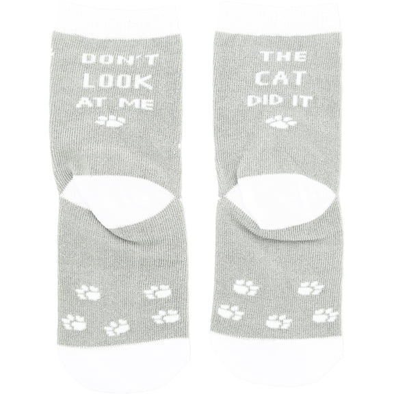 Pavilion – Cat Did It – Funny Toddler Crew Socks