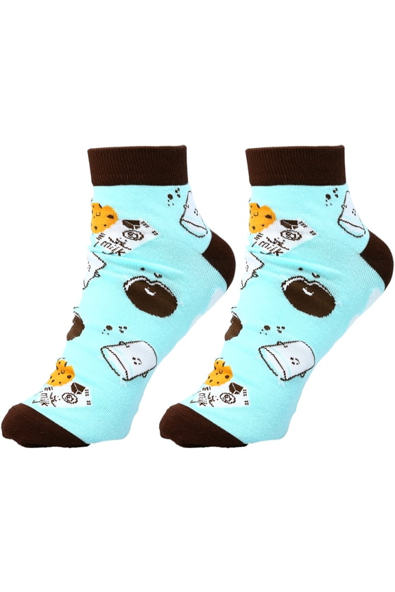 Company - Cookies and Milk - Cotton Blend Ankle Socks