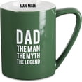 thumbnail image 1 of Pavilion - Dad: The Man. The Myth. The Legend. Green Coffee Mug 18 oz, 1 of 4