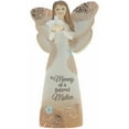 thumbnail image 1 of Pavilion Gift Company Light Your Way Memorial Beloved Mother Angel Figurine, 5-1/2", Brown, 1 of 9