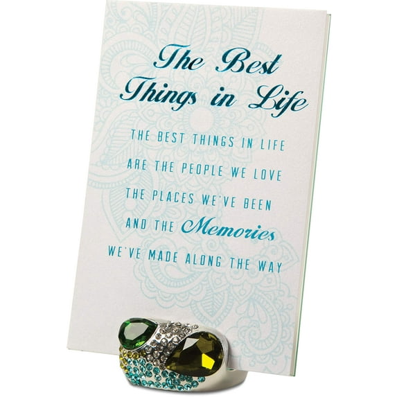 Pavilion Gift Company 28019 The Best Things in Life Sentiment Photo Frame, 4 by 6-Inch