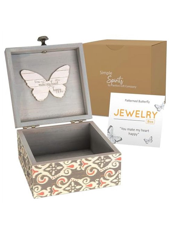 Gift Company 41102 Simple Spirits - Patterned Butterfly Someone Special Jewelry Box