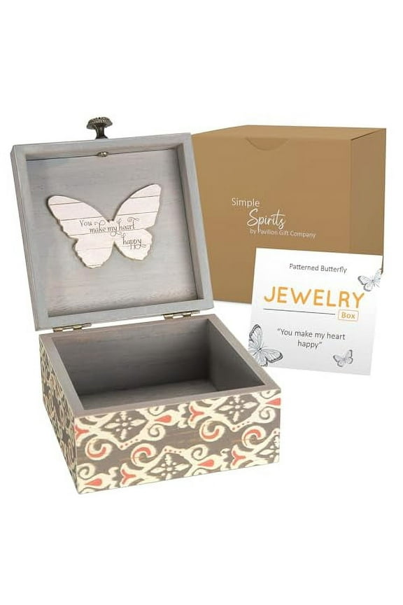 Gift Company 41102 Simple Spirits - Patterned Butterfly Someone Special Jewelry Box