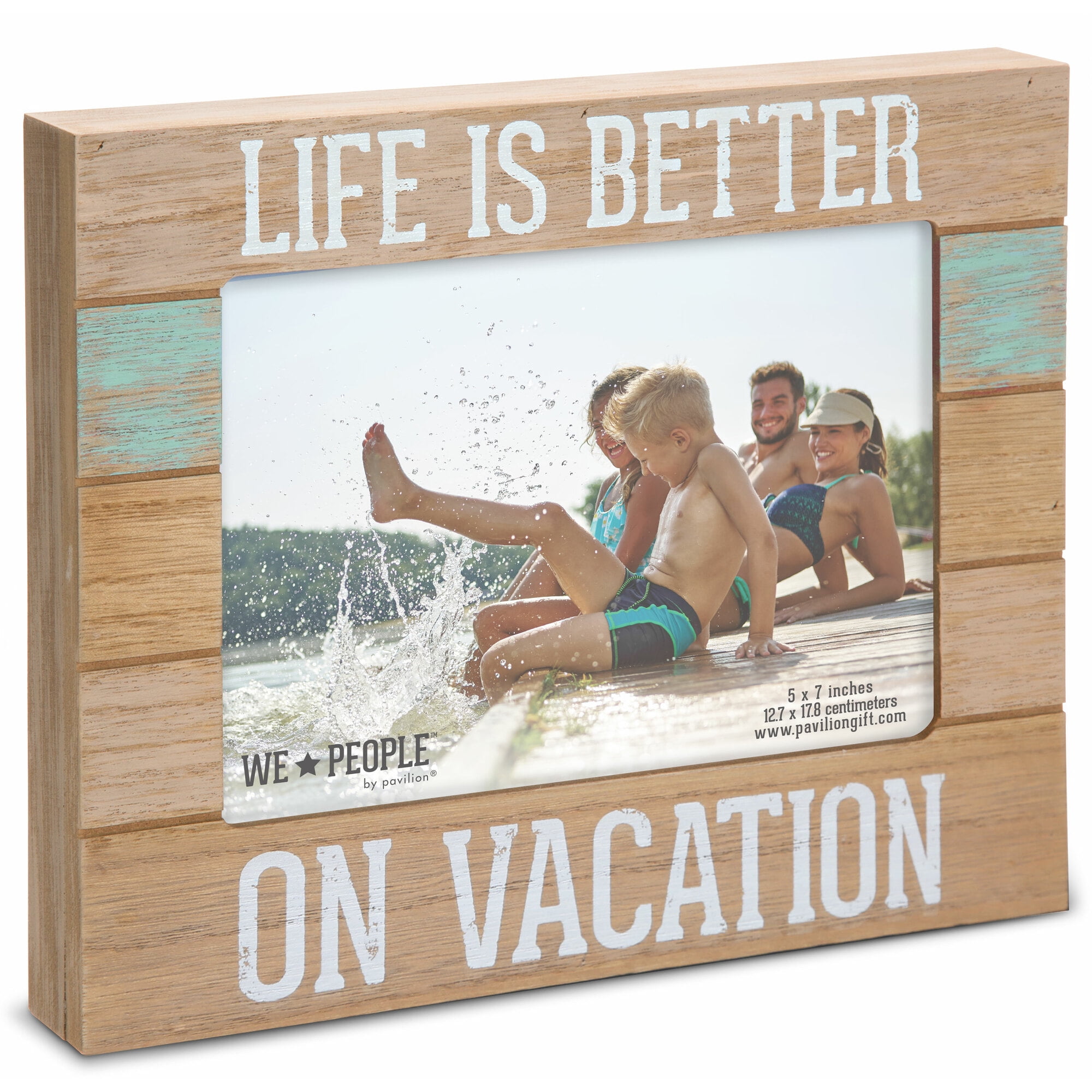 Pavilion Gift Company Livin' The Hockey Life Picture Frame - 8.5x6.5 Inch Easel Back Frame, Holds 4x6 Photo, Hockey Gift - View #7