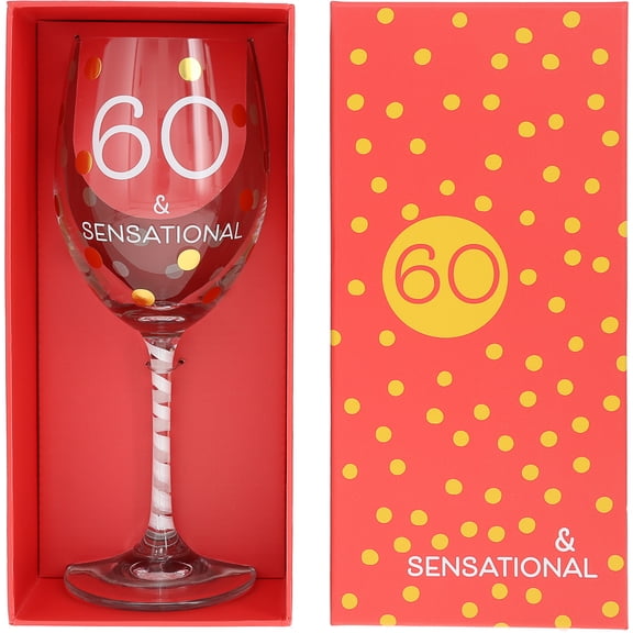Pavilion Gift Company - 60 - Gift Boxed 16 oz Crystal Wine Glass