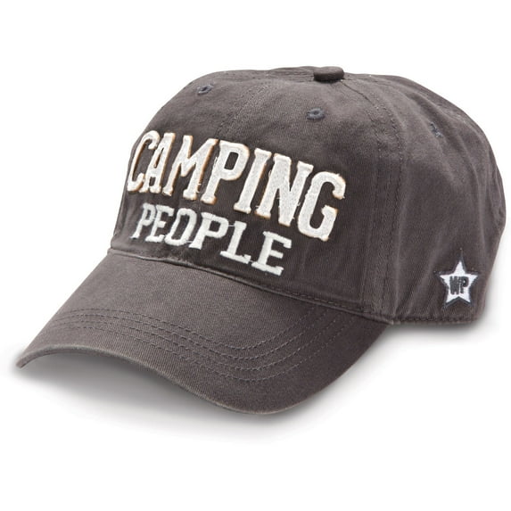 Pavilion Gift Company 67079 Camping People, Dark Gray, Large