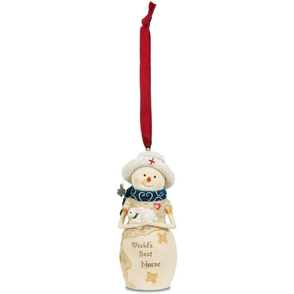 Pavilion Gift Company 81117 The Birchhearts Nurse Snowman Figurine, 4-Inch