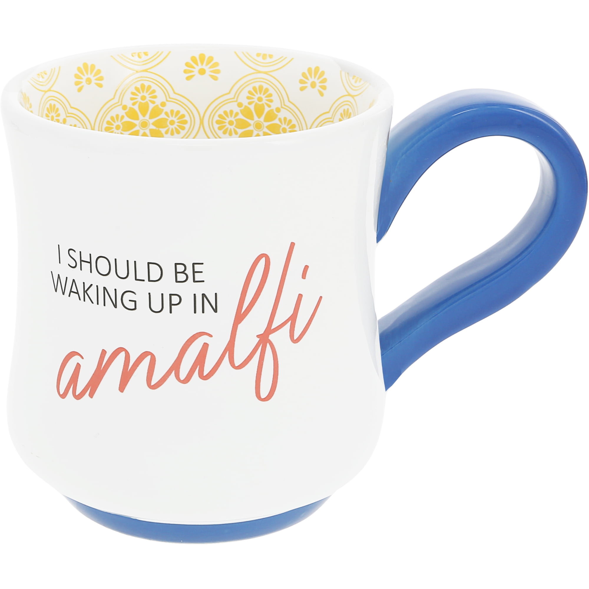 Pavilion Gift Company - Amalfi - 16 oz Stoneware Mug Coffee Tea  Mediterranean Italian Summer Vibrant Drinkware - Walmart.com