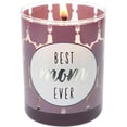 thumbnail image 1 of Pavilion Gift Company Best Mom Ever-7 Oz Purple Glass Candle-Serenity Fresh Cotton Scent, 1 of 7
