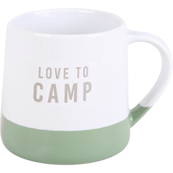 Pavilion Gift Company - Camp - 17oz Mug Coffee Tea Camping Outdoors Wilderness Summer Kitchenware Drinkware