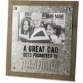 thumbnail image 1 of Pavilion Gift Company Grandpa Picture-Frame, 8.5"L x 9"W, Brown, Silver, 1 of 4