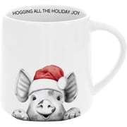 Pavilion Gift Company - Hogging Holiday - 17 oz Mug