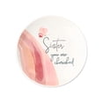 thumbnail image 1 of Pavilion Gift Company Keepsake Tray-Sister You are Cherished Jewelry Dish, 4" Round, Pink, 1 of 5