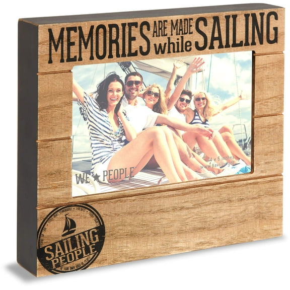 Pavilion Gift Company Memories are Made While Sailing 4x6 Picture Frame