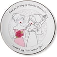 thumbnail image 1 of Pavilion Gift Company Philosophies Bridesmaid Gift Ceramic Jewelry Dish, 5", 1 of 5