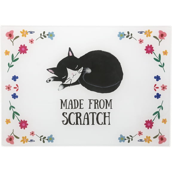 Pavilion Gift Company - Scratch - 13.75" x 9.75" Glass Cutting Board