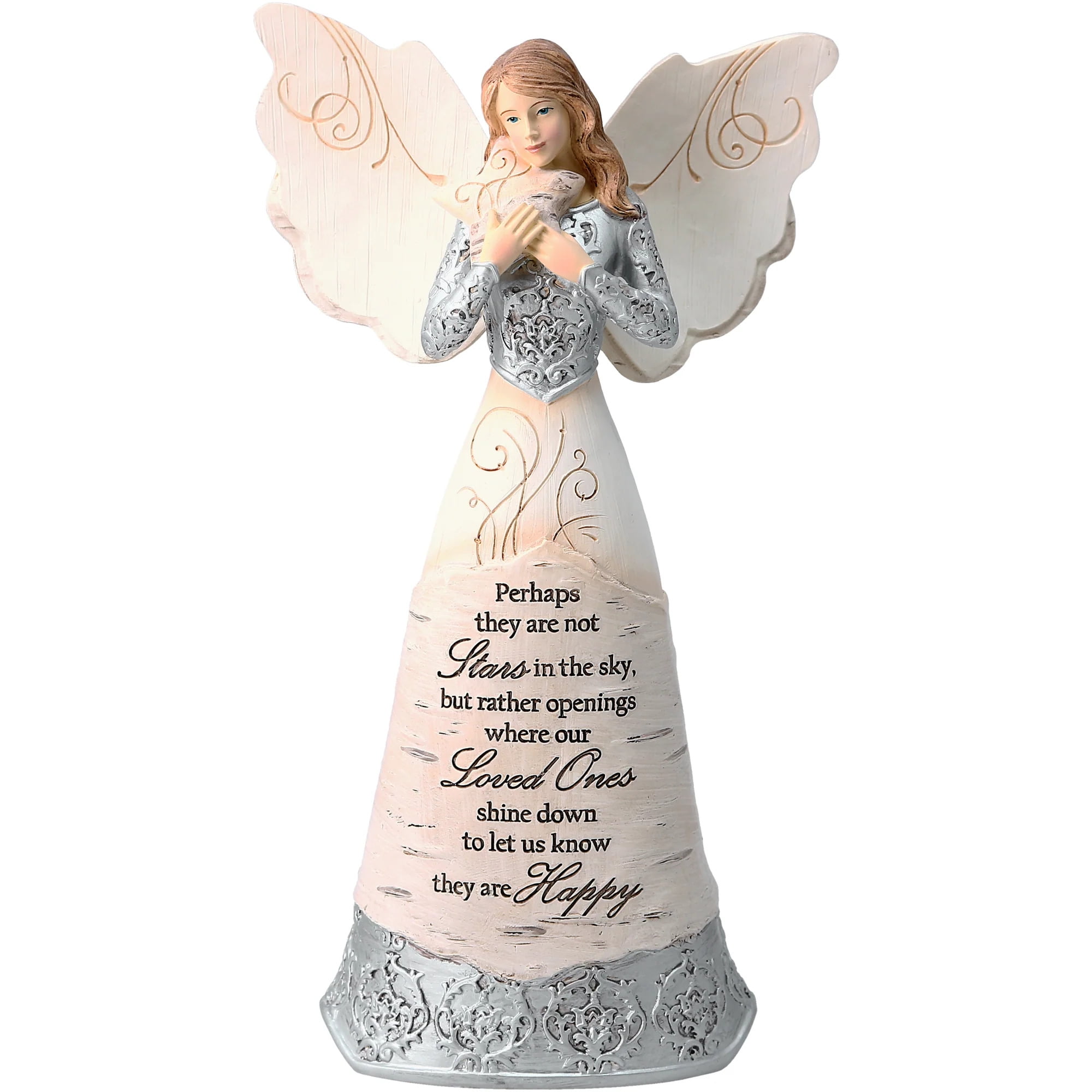 Pavilion Gift Company- Stars Angel Figurine, 9 inch