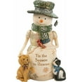 thumbnail image 1 of Pavilion Gift Company Warmth of Christmas is Friendship-4.5 Inch Collectible Snowman and Seal Figurine, White, 1 of 6