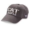 thumbnail image 1 of Pavilion Gift Company We People Cat People Baseball Cap Hat with Adjustable Strap, Gray, 1 of 8