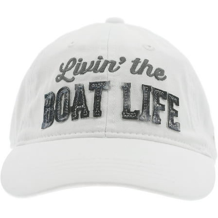 Pavilion Gift Livin' The Boat Life Hat - White