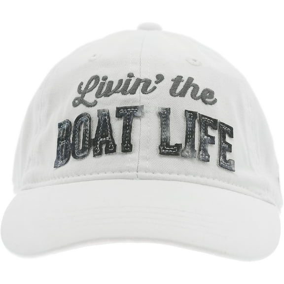 Pavilion Gift Livin' The Boat Life Hat - White