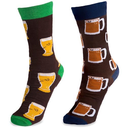 Pavilion Gift Unisex Cotton Blend Socks - Beer by FreeShippingAllOrders.com