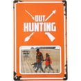 thumbnail image 1 of Pavilion - Out Hunting Tin Photo Frame (Holds 6 x 4 Photo), Vintage Style License Plate Frame, Tabletop Picture Rustic Frame, Unique Gifts Hunters, 1 Count, Orange, 1 of 6