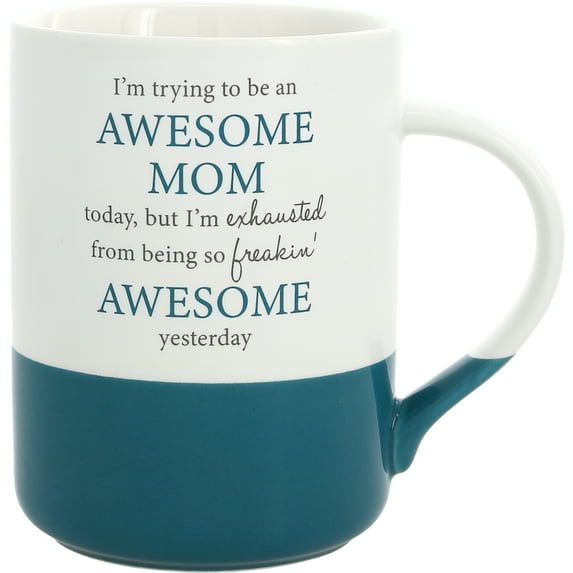 Pavilion Gift Company - Awesome Mom - 18 oz Mug
