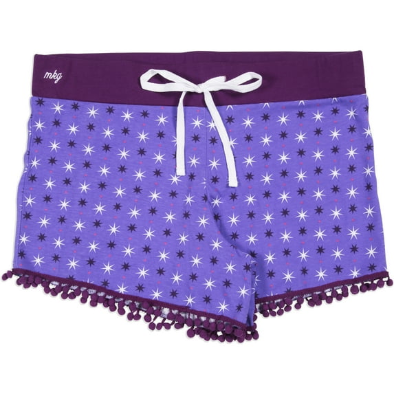 Pavilion Gift Company - Party Girl - L Purple Ladies Lounge Shorts