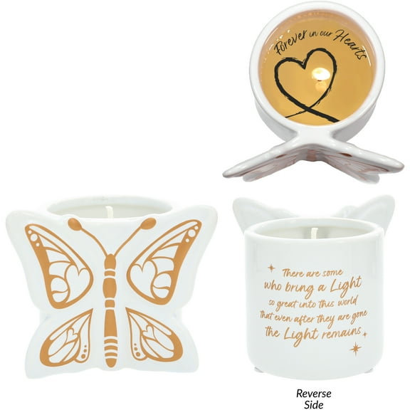 Pavilion - Light Remains - 8 oz 100% Soy Wax Reveal Butterfly Candle Scent: Tranquility
