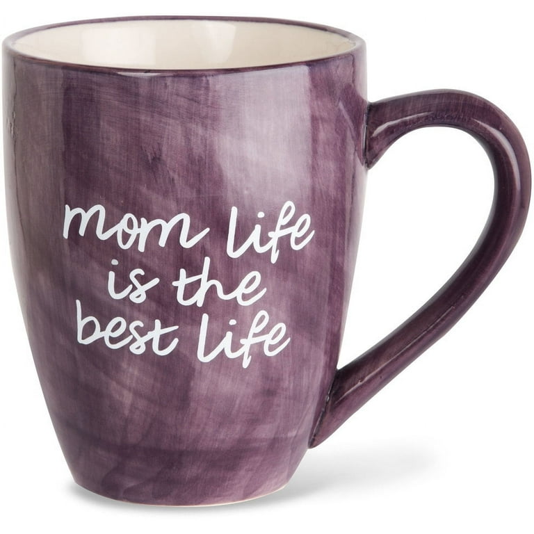 Travel Coffee Mug Ceramic with Funny Saying - $14.00