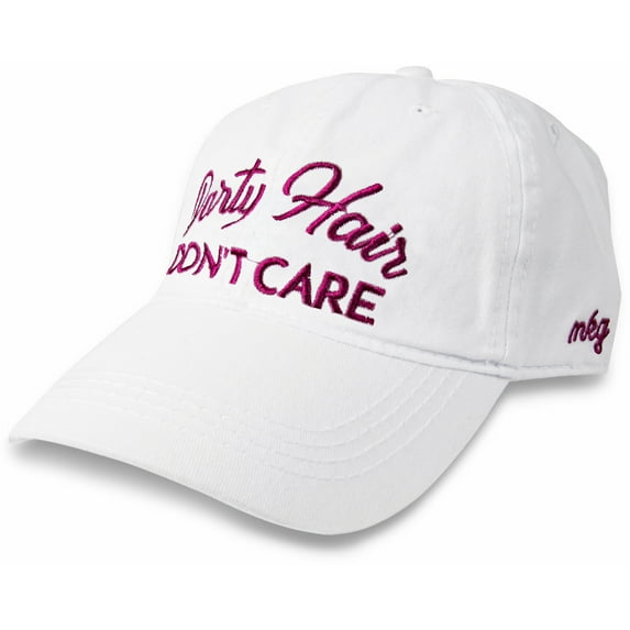 Pavilion - Party Hair Don't Care - White Baseball Cap Hat