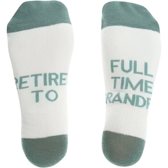 Pavilion - Retired To Full Time Grandpa - Small/Medium Crew Cut Socks