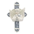 thumbnail image 1 of Pavilion- "Wherever you go, whatever you do, may an angel watch over you" Boy Angel Figurine on Floral Cross 5.5", 1 of 4