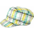 thumbnail image 1 of Pavilion- Yellow Plaid Baby Hat (0-6 Months), 1 of 3