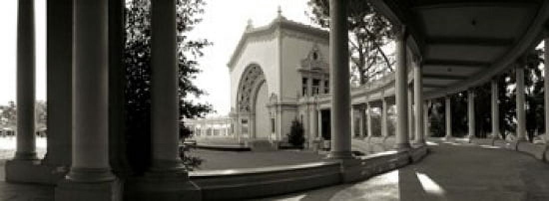 Pavilion in a park Balboa Park San Diego California USA Canvas Art - Panoramic Images (18 x 7)