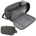 thumbnail image 1 of Pavilla Toiletry Bag, Mens Dopp Kit Bag, Canvas Travel Toiletry Bag, Water Resistant Shaving Bathroom Organizer for Travel, Gym, Shower Toiletries Storage for Grooming Accessories (Large, Grey), 1 of 8