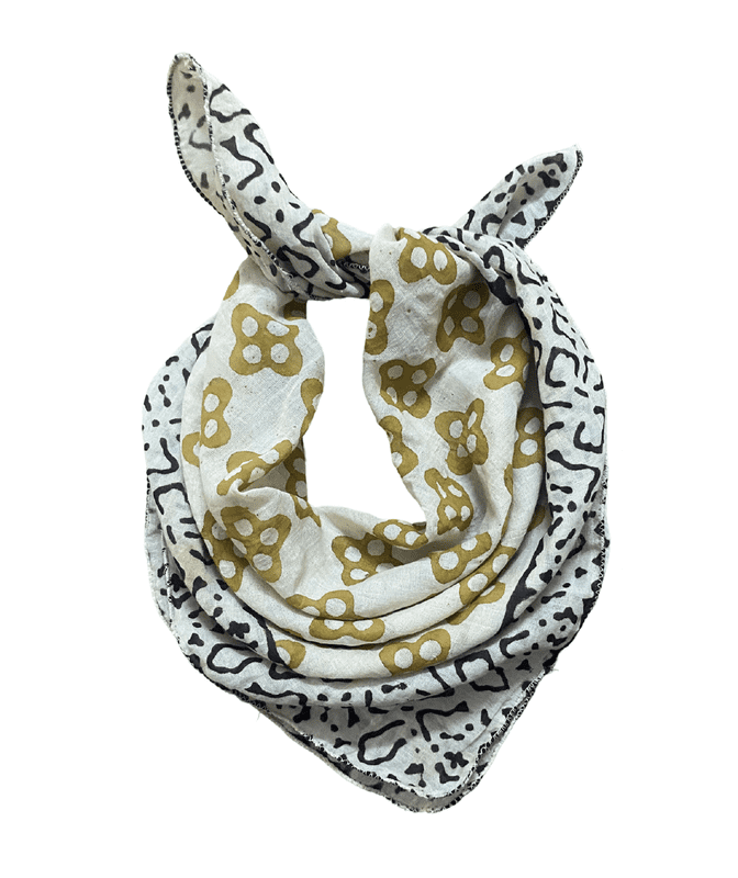 Pavish Export 100% Organic Cotton Bandana Natural Dye Hand Dyed Large 21 x21" Neckerchief Headscarf
