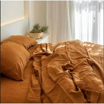 Pavish Export Cotton Duvet Cover In Cinnamon Washed Cotton Bedding Duvet Cover Set With 2 Pillow Case Soft Cotton Wedding Duvet Cover Twin