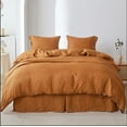 thumbnail image 1 of Pavish Export Cotton Duvet Cover In Dark Rust Soft Comforter Duvet Cover With 2 Pillow Case Softened Cotton Comforter cover Quilt cover Queen, 1 of 4