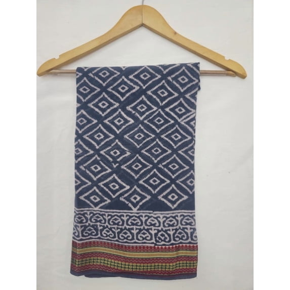Pavish Export Hand Block Printed Zari Cotton Sarong Beach Wrap Pareo Soft Fabric Scarf Fashion Shawl Beach Sarong
