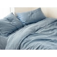 thumbnail image 1 of Pavish Export Linen duvet cover in Sky blue, duvet cover queen king twin custom sizes, linen comforter cover, quilt cover, boho bedding 98X120, 1 of 4