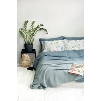Pavish Export Sky Blue Cotton Duvet Cover 1 Duvet Cover Softened Cotton Light Blue Comforter Cover Quilt Cover Coconut Buttons Twin