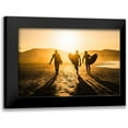 thumbnail image 1 of Pavlin, Miha 14x11 Black Modern Framed Museum Art Print Titled - Surf Trio, 1 of 5