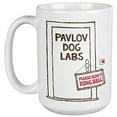 thumbnail image 1 of Pavlov Dog Labs. Please Don't Ring Bell. Funny Psychology Coffee & Tea Gift Mug For Students, Psychologists, Psychiatrists, Medical Practitioners, Doctors, Guidance Counselors, Women And Men (15oz), 1 of 4