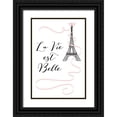 thumbnail image 1 of Pavlova, Martina 11x14 Black Ornate Wood Framed with Double Matting Museum Art Print Titled - La Vie Est Belle, 1 of 4