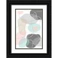 thumbnail image 1 of Pavlova, Martina 11x14 Black Ornate Wood Framed with Double Matting Museum Art Print Titled - Pastel Stones I, 1 of 4